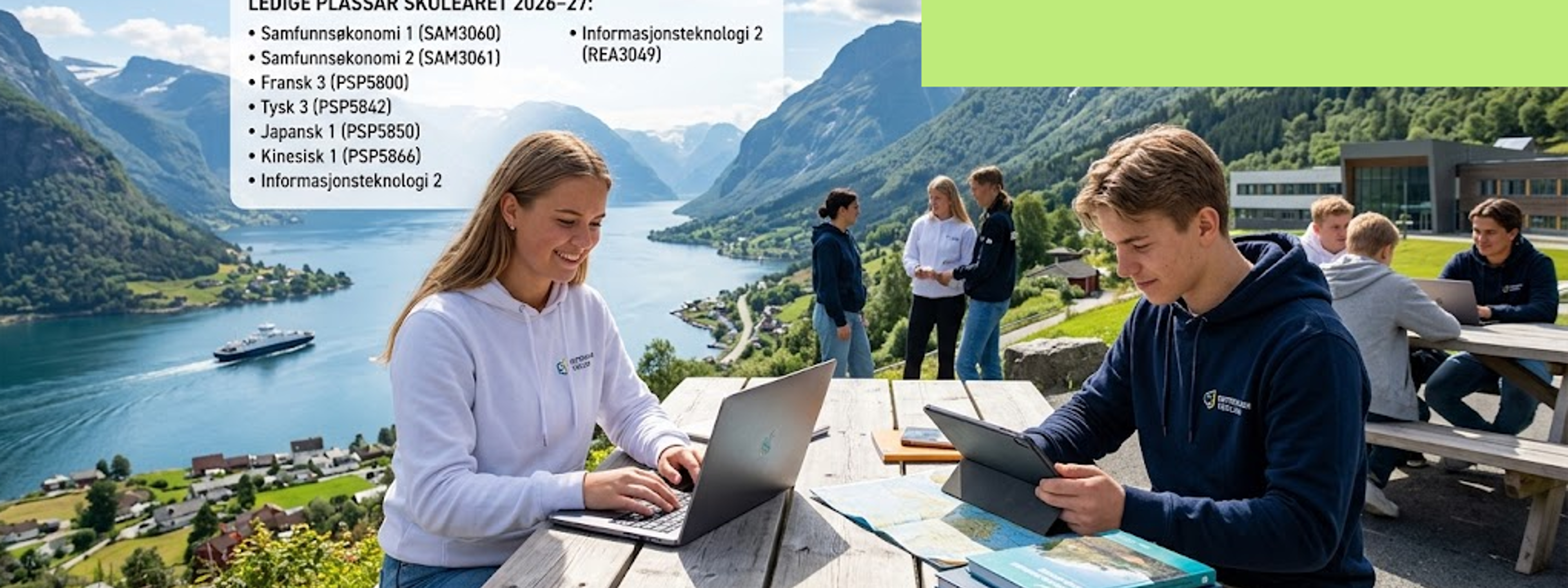 Programfag i Nettskulen Vestland